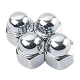 The car wheel nuts are made of metal materials, which are durable and suitable for various road conditions.