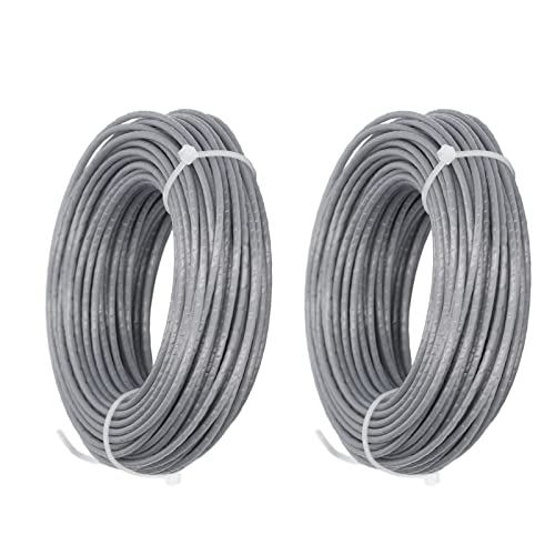 Corde nylon débroussailleuse 24m x 2mm idéale pour nettoyer les bordures du jardin