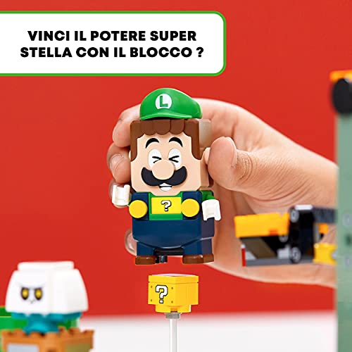 Super Mario Avventure di Luigi - Starter Pack, Giocattolo da Costruire con Personaggi Interattivi, Giochi Creativi per Bambini e Bambine da 6 Anni, Idee Regalo di Compleanno 71387 - Lego - Immagine 8