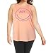 Nike Dry Women's Plus Size Racerback Training Top (Sunset Glow, 1X)