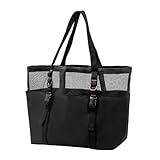 Geavonyg Fashion Beach Gear Organisierte Tasche Mit Geräumigem Stauraum Reißverschlussboden Für Handtücher Badebekleidung Und Accessoires. Strandtasche