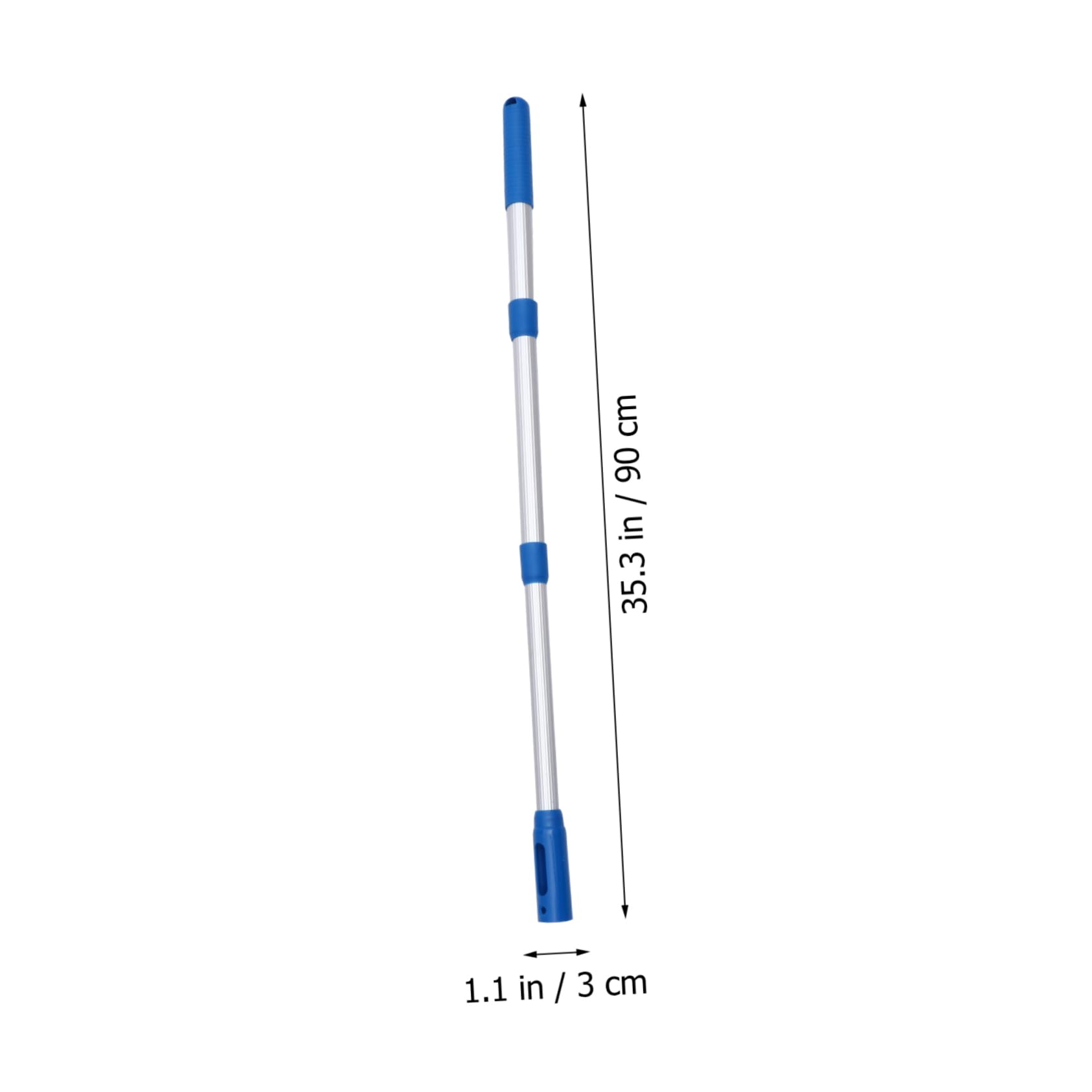 HANABASS 2piezas Varilla Telescópica para Limpieza De Piscinas Accesorio De Salvamento Ligero y Antideslizante para Rastrillar Plantas Acuáticas y Escombros