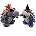 GYINK 2 Pièces / Mario Bros Q Ver 3D Terre Os Kuba Dragon Foncé Bowser Koopa Peluche Poupée en Peluche Doux Jouets en Peluche Os Secs 20-31 Cm