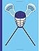 Produktbild Composition Book: Royal Blue Lacrosse Helmet on Sky Blue Background 100 Sheets/200 Pages 7.44 x 9.69 College Ruled Notebook/Journal (Lacrosse Helmet and Stick College Ruled, Band 1)