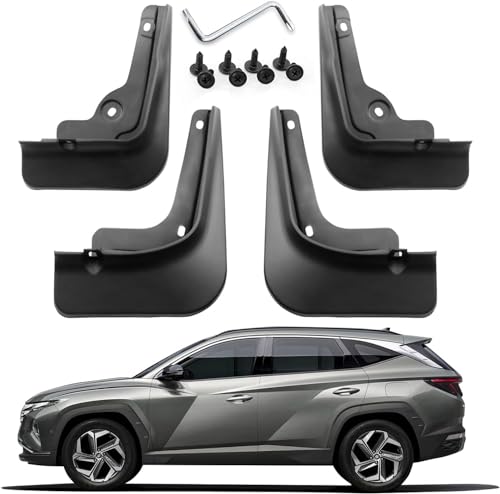 zhangttt 4-Piece Car Mud Flaps for LFOTPP Tucson NX4 2021-2024 – No Drill Splash Guards for Front/Rear Wheels, Waterproof Fender Protection Accessories zhangttt 4-Piece Car Mud Flaps for LFOTPP Tucson NX4 2021-2024 – No Drill Splash Guards for Front/Rear Wheels, Waterproof Fender Protection Accessories