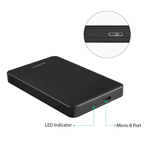 AUKEY Case Esterno per Disco Rigido 2.5