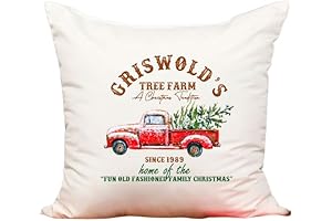 Griswold Tree Farm Throw Pillow Cover: The Perfect Christmas Throw Pillow