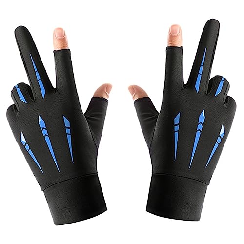 Mipcase Men's Sports Accessories 1 Pair Uv Gloves Street Bike Gloves Comfortable Breathable Non-Slip Shockproof