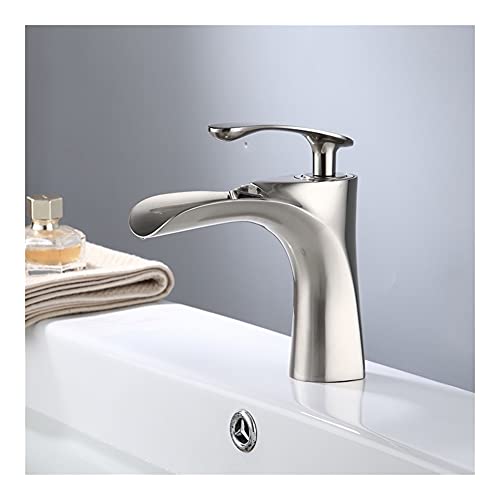 Mitigeur cascade monotrou à double commande thermique pour salle de bain