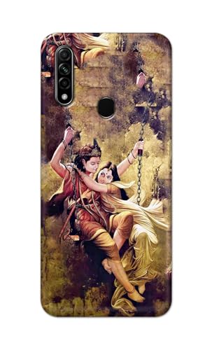 Image of Printed Hard Back Cover for Oppo A31 Back Cover (Radha Krishna Love -J1) -190724(EA)