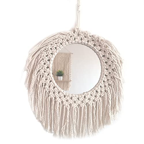 Domasvmd Adornos vintage de macramé para decoración de pared, multicolor