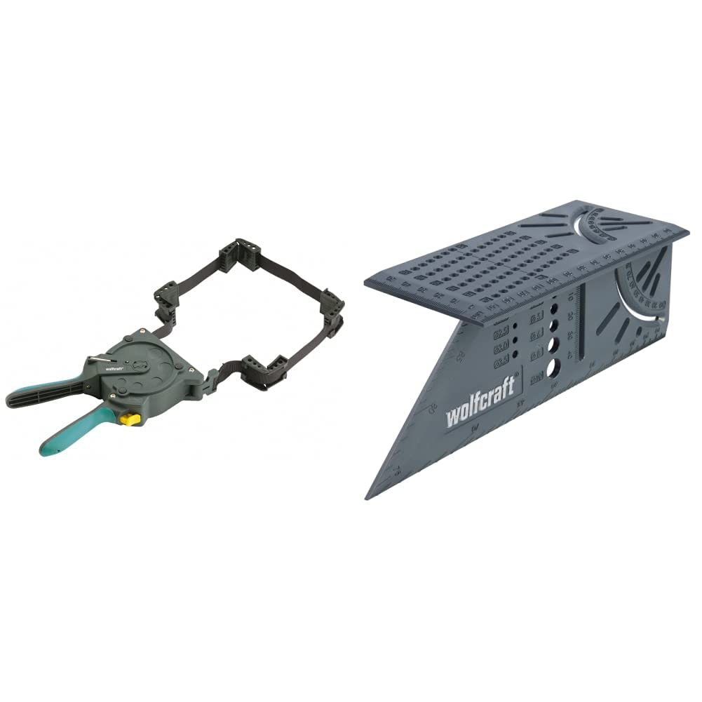 Équerre 3D d'onglet wolfcraft et presse à sangle pour fabriquer ses cadres et étagères - 8