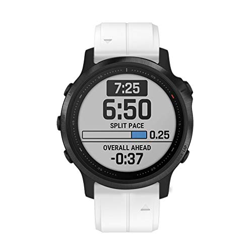 Correa silicona 20mm Garmin Descent Mk2S Fenix 7S 6S 5S, pulsera recambio deporte color ágata 3