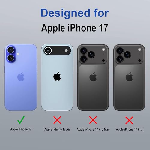 Image of amazon basics Back Case Cover for iPhone 17 | Scratch-Resistant Back Cover | Black