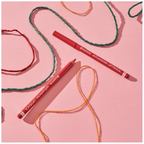 Image of Essence soft & precise LIP PENCIL 207 My Passion, lip pencil, orange, intense colour, precise definition, 0.78 g (Pack of 2)