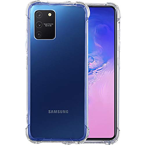 Image of TheGiftKart Transparent Crystal Clear Back Cover Case for Samsung Galaxy S10 Lite | Shockproof Soft TPU Case | Cushioned Edges for Ultimate Protection Back Cover Case (TPU, Transparent)