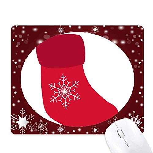 Tapis de souris Noël flocon pour éviter la fatigue du poignet et égayer votre bureau d'hiver