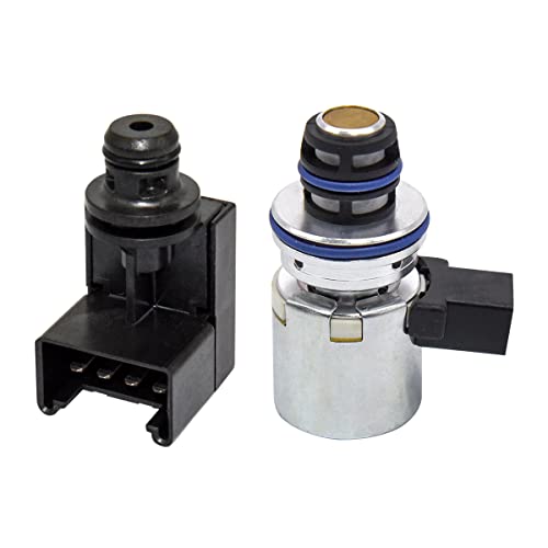 Transmission Pressure Sensor Solenoid Kit 42RE 44RE 46RE 47RE 48RE A518 A618 Compatible With Dodge Dakota Ram 1500 2500 3500 Jeep Cherokee (Transmission Pressure Sensor & Governor Solenoid)