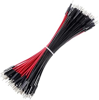 Breadboard Jumper Wires 20AWG, Bestlus Exclusives Male to Male Jumper Cable Wires M/M 15CM 10 Colors Pack of 120 Square Head 0.1'' for Arduino Raspberry Pi (15CM, Male-Male)