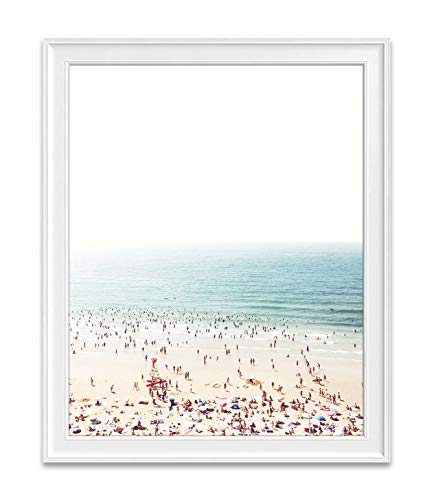 Beach from Above Aerial Shot of Ocean Nautical Photography Print, Unframed, Coastal Home and Wall Decor, All Sizes