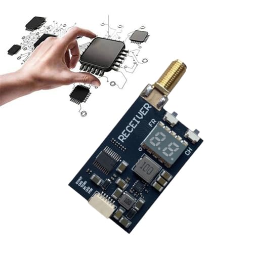 Receptor Analógico FPV 3.3G VRX RX3364 para Transmisión de Audio y Video Inalámbrico 4