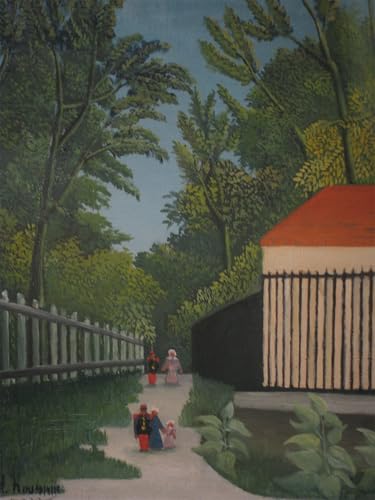 Impression toile Henri Rousseau poster art de salon Vue du parc Montsouris