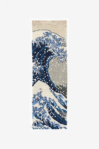 DMC Counted Cross Stitch Kit - The Great Wave Bookmark