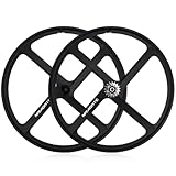 Applicabile: pneumatici compatibili 23-28C, ruota anteriore monopezzo 700C road wheelset Fixed-gear 4-ray hub, Fixed Gear Bike/Single Speed Bike/Track Bike/Fixie Bike.