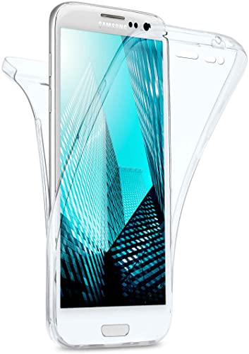 moex Funda Doble Compatible con Samsung Galaxy S3 / S3 Neo Funda de Silicona Transparente con...