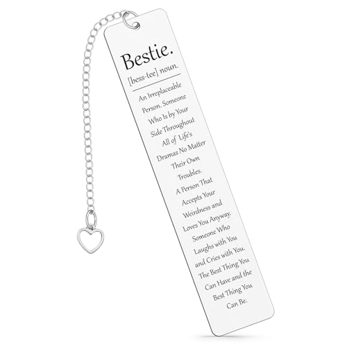 Friendship Gift for Bestie Best Friends Female Best Friend Birthday Gifts for Women Bookmark Bestie Gifts Christmas Birthday Gift for Women Sister Classmate Friendship Present for Woman Bookmarks