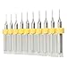 SUNREEK8482;10Pcs 0.4mm Carbide PCB Drill Bits, Print Circuit Board Mini CNC Drilling Bit Set, Woodworking Tools, Drill Bits for 3D MakerBot Printer Nozzle Cleaning Kit
