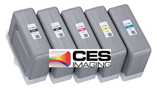 Canon PFI-340 330ml Ink Tank Set PFI-340MBK PFI-340BK PFI-340C PFI-340M PFI-340Y in Retail Package TZ-30000 by CES Imaging - Used condition - US$628.25