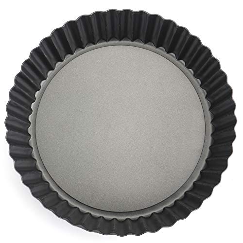 Tosnail 9.5" X 2" Nonstick Tart Pan Quiche Pan Pie Pan With Removable Bottom #TOP2