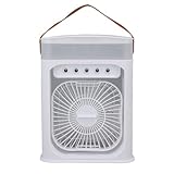 [Brouillard longue durée] Équipé d'un grand réservoir d'eau, ce refroidisseur d'air par évaporation fournit un brouillard continu pendant 2,5 à 12 heures en fonction de la vitesse du ventilateur sélectionnée. profitez d'un refroidissement et humidité ininterrompus sans les tracas des recharges fréquentes.