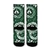susiyo Artistic Knit Wreath Pattern Hiking Socks Boy Girls - Cushioned Crew Socks for Kids Soft, Breathable & Seamless Toe for All-Day Comfort