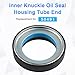 WMPHE Outer Stub Axle Shaft & Inner Knuckle Oil Seal Compatible with 1999-2004 Ford F250 F350 Excursion 3/4 and 1 ton 4X4 trucks with Dana 50/60 Replacement for 2002692 4C3Z3B387AA 50491 F81Z3254CB