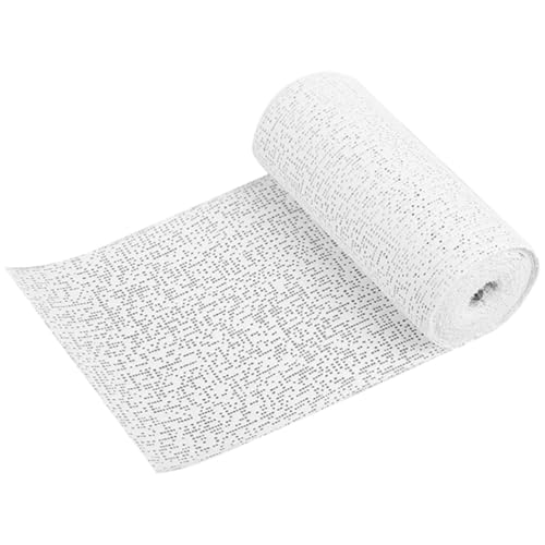 WRITWAA Material de Yeso para Bricolaje y Reparación de Anclajes en Paneles, Tela de Yeso en Tira de 3 Metros para Modelado y Construcción de Maquetas