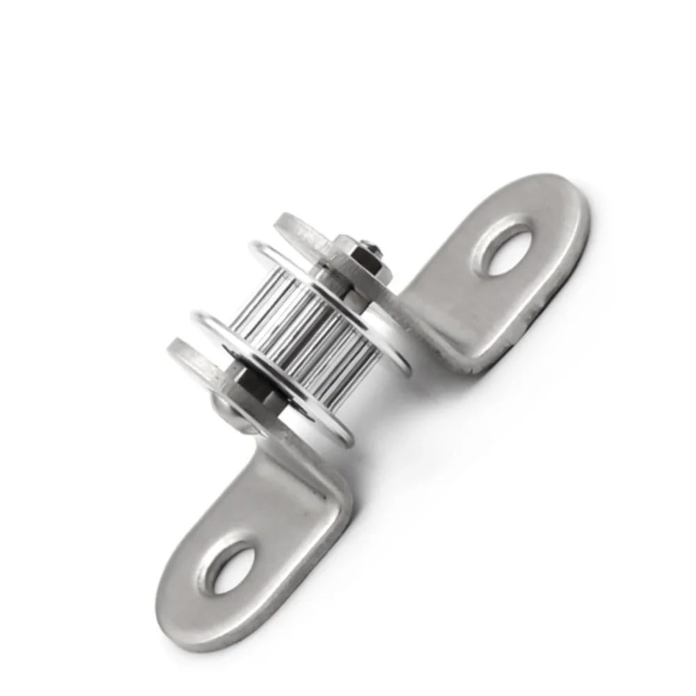 Aixinong1 Koła pasowe napinacza ze wspornikiem Aluminiowe koło napędzane płaskie 20T do części I3 | Oś Z 6MM Obudowa łożyska paska rozrządu(5pcs)