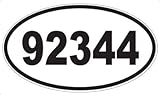 US Decal, Inc. Number 92344 Oval Sticker