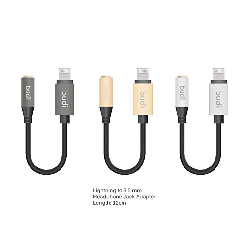 Budi Lightning a libro Cuffie AUX Adattatore Cavo