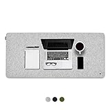 🖤 ULTRA RUTSCHFEST - Im Gegensatz zu herkömmlichen Mousepads, hat unsere Mousepad Filz eine vollflächige Antirutsch-Gummierung auf der Unterseite und bleibt somit auf allen Oberflächen rutschfest und sicher liegen.