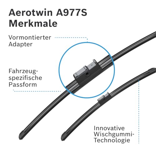 Bosch Scheibenwischer Aerotwin A977S, Länge: 650mm/425mm – Set für – Ansicht 6