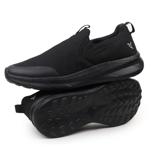 Image of YOHO Men's Walking Shoes with Memory Foam, Lightweight & Cushioned Slip on Sneakers Without Lace for Man|Comfortable & Stylish for Casual Wear Daily Use Walking & Gym SOS104
