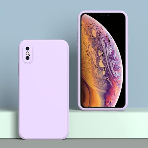 Image of for iPhone Xs Case Purple, Scratch Resistant with Soft Touch, Slim Thin Phone Cover for iPhone X 5.8 inch