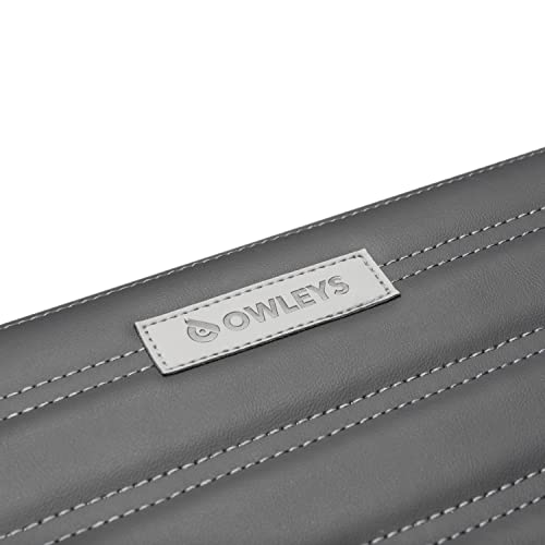 Owleys Foldable Trunk Organizer For Car - Trunk Organizers Car Storage - Collapsible Auto Trunk Organizer With Lid - Small And Large Cargo Organizer - Trunk Organization (17.7 Inch, Black) #TOP5