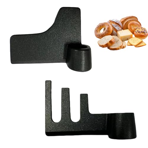 AYNKH Paquete de 2 paletas para hacer pan compatibles con panificadora Panasonic, paletas mezcladoras para hacer pan, accesorios antiadherentes con revestimiento de teflón para reemplazo de máquina de