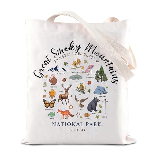 Grand sac fourre-tout Smoky Mountains et cabas forêt Tennessee