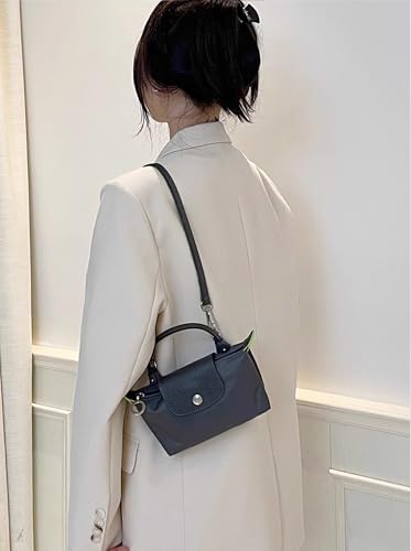 Image of Crossbody Strap for Longchamp Mini Bag, Leather Handbag Shoulder Strap Kit Adjustable for Mini Longcamp Tote Bag