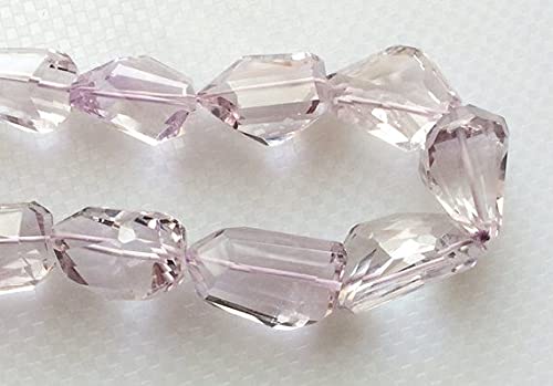 Améthyste rose naturelle en perles de 14-18mm pour la création de bijoux artisanaux