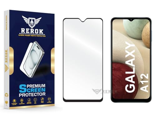 Image of Gorilla Tempered Glass Screen Protector Compatible with Samsung Galaxy A12 [Pack of 1] | Edge-to-Edge, Bubble-Free, Case Friendly, Easy Installation Kit